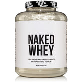 NAKED WHEY 5lb bag front view, simple one-ingredient formula.
