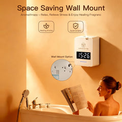 Namste Bluetooth App control allows personalized aroma sessions on the go.
