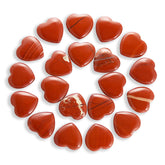Namzi red jasper heart stone for meditation and chakra balance