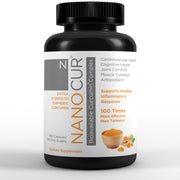 Nanocur Turmeric Curcumin bottle promotes joint support and everyday use.