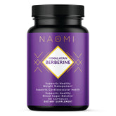 NAOMI Himalayan Berberine capsules bottle suggests convenient metabolic support.