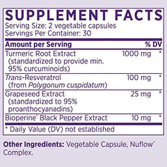NAOMI turmeric curcumin 95-percent curcuminoids label close-up emphasizes standardized extract.
