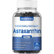 NasaBeahava Astaxanthin softgel bottle supports daily antioxidant intake.