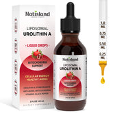 NATISLAND Liposomal Urolithin A Drops bottle ready for daily energy support