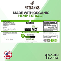 Natganics hemp oil dropper showing precise dosing for consistency