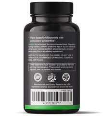 Natgrown Quercetin Bromelain label highlighting ingredients and pineapple-derived enzyme.