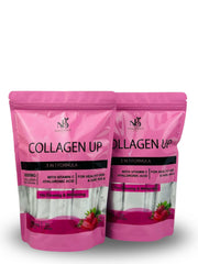 Nathalie Beauty Collagen Up sachet packaging for daily beauty support