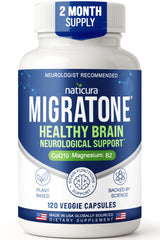 Naticura Migratone bottle front view for daily support and trust