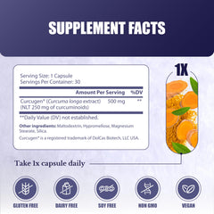 Packaging box for Nation Health MD Curcumin Extract with branding.