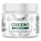 Nation Health MD Greens bottle front showing organic greens for daily wellness