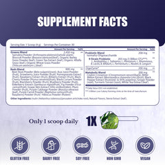 Nation Health MD Greens metabolic blend with green tea and turmeric for energy