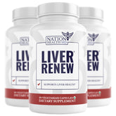 Nation Health MD Liver Renew bottle front for daily liver support