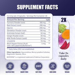 Nation Health MD Liver Renew capsules close-up for easy daily use.