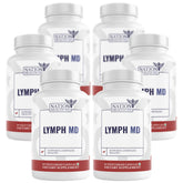 NATION HEALTH MD Lymph MD bottle cap with capsules for easy daily lymph support