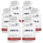 NATION HEALTH MD Lymph MD bottle cap with capsules for easy daily lymph support