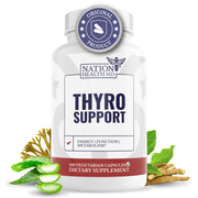 NATION HEALTH MD Thyro Support bottle front view for daily thyroid wellness.