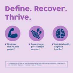 Flavorless powder dissolves easily in a glass