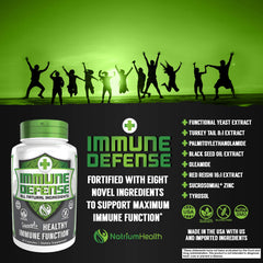 Natrium Health Immune Defense dose scoop with capsules for convenient use