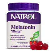 Natrol Melatonin Gummies bottle for an easy bedtime routine.