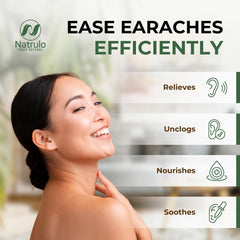 Natrulo baby ear drops for gentle care of infants.