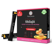 Natruveda Shilajit honey stick for women energizes daily routine with natural minerals