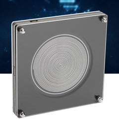Natudeco Schumann Resonance Generator 7.83Hz silver casing side view showing durable housing