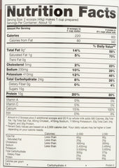 Naturade vanilla weight gain shake in glass highlights no-added-sugar option