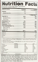 Naturade weight gain ingredients label close-up shows nutrient-dense mix