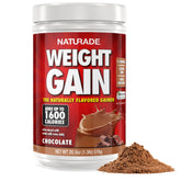 Naturade Weight Gain tub front view for high-calorie mass support.