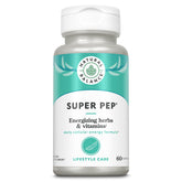 Natural Balance Super Pep bottle front highlighting herbal energy blend for daily stamina.