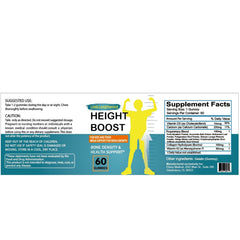 Natural Curves Height Boost Gummies close-up shows gummy texture and chewability.