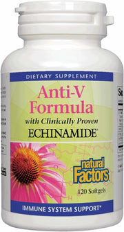 Natural Factors Anti-V Formula bottle front view for immune support.