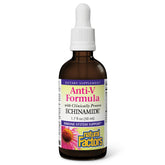 Natural Factors Anti-V Formule: bouteille visible pour soutien immunitaire quotidien.