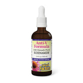 Natural Factors Anti-V Liquid Formula bottle highlighting organic echinacea for immune support