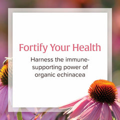 Natural Factors Anti-V Liquid Formula label close-up shows organic, non-GMO ingredients