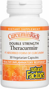 Natural Factors CurcuminRich Theracurmin bottle front for simple daily support.