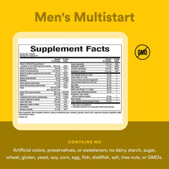 Ingredient list highlights antioxidants and immune-support nutrients for men