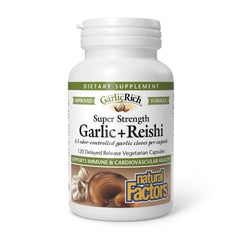 Natural Factors GarlicRich bottle front view for daily wellness.
