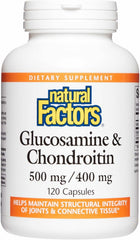 Natural Factors Glucosamine Chondroitin bottle front for joint support.