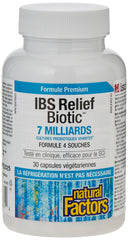Natural Factors IBS Relief Biotic shelf-stable probiotic for busy routines.