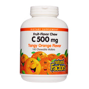 Natural Factors Kids Chewable Vitamin C bottle, supports immune health for kids