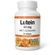 Natural Factors Lutein 40 mg softgel capsule ready for daily eye support.