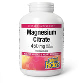 Natural Factors Magnesium Citrate 150mg bottle front with easy daily support.