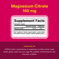 Natural Factors Magnesium Citrate bottle on shelf, built for long-term daily wellness.