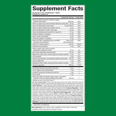 Close-up of Natural Factors 50+ tablets for simple daily intake.