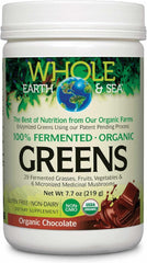 Natural Factors Organic Greens bottle close-up for easy daily greens intake