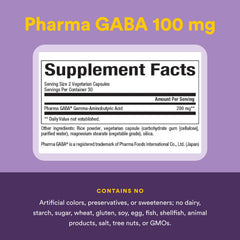 Close-up of Natural Factors Pharma GABA chewable tablet