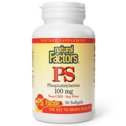 Natural Factors phosphatidylsérine – bouteille pratique pour un soutien cognitif quotidien