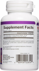 Natural Factors Stress-Relax capsules close-up highlights saffron potency.
