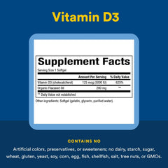 Natural Factors Vitamin D3 bottle with flaxseed oil for absorption